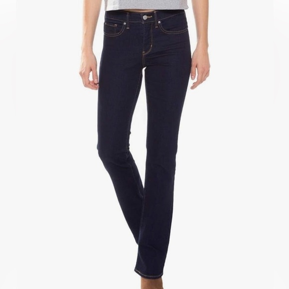 Women's Levi 315 Shaping Bootcut Dark Blue Jeans. - Picture 1 of 4